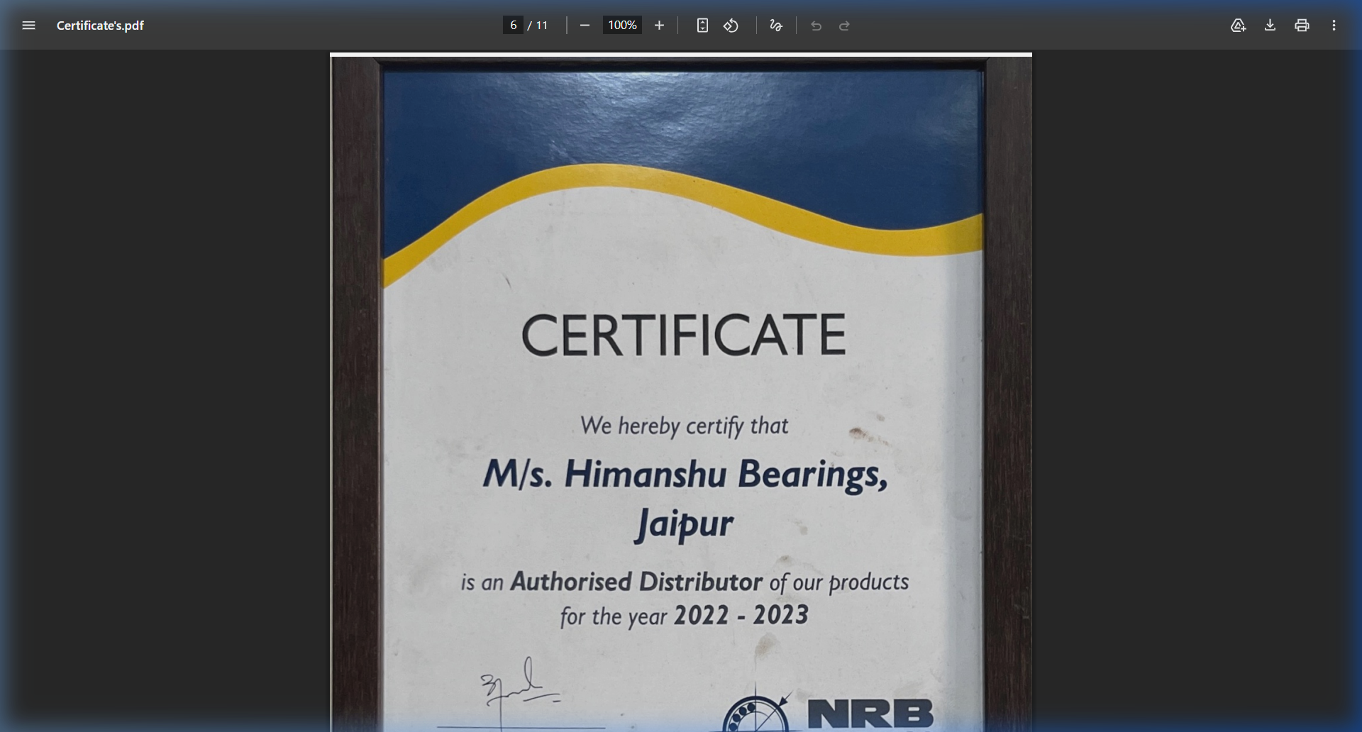 NRB Bearings